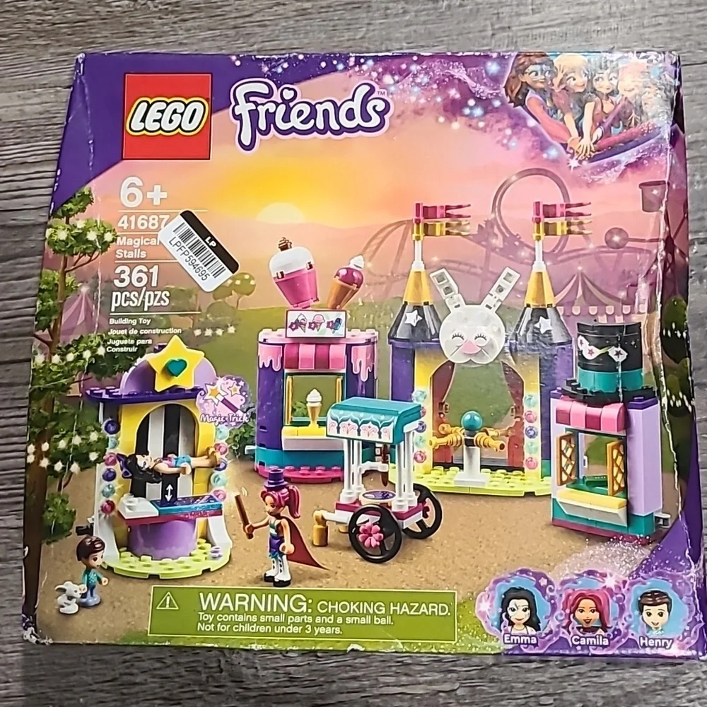 LEGO 41687 Friends Magical Funfair Stalls & Lego Dots Mini Frame